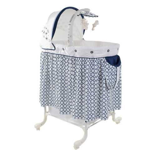 Колыбель Noony Lula White Navy в Ангстрем