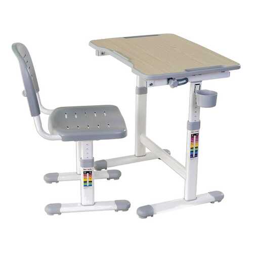 Парта со стулом Fun Desk PICCOLINO II Grey (серый) в Ангстрем