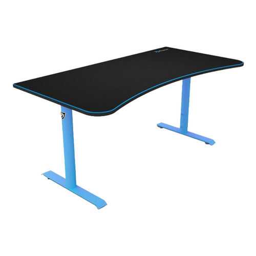 Компьютерный стол Arozzi Arena Gaming Desk/Черный МДФ/Голубой металл в Ангстрем