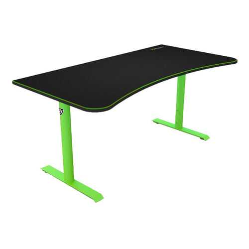 Компьютерный стол Arozzi Arena Gaming Desk/Черный МДФ/Зеленый металл в Ангстрем