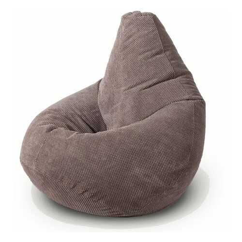 Кресло-мешок MyPuff Груша Комфорт Велюр, размер XL, велюр, какао в Ангстрем