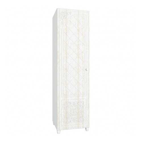 Платяной шкаф Компасс-мебель Соня премиум СО-13 55x50x200,5, белое дерево в Ангстрем