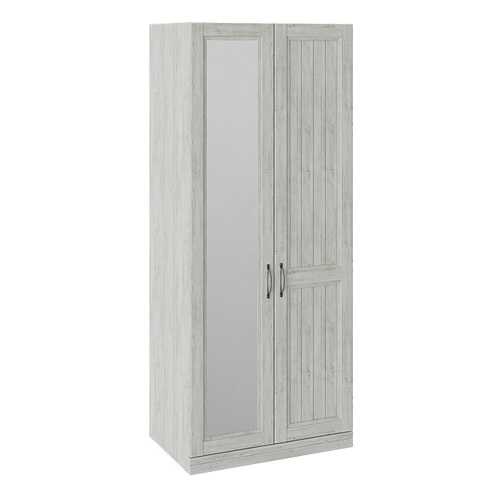 Шкаф для одежды с 1 глухой и 1 зеркальной дверью правый Трия «Кантри» в Ангстрем