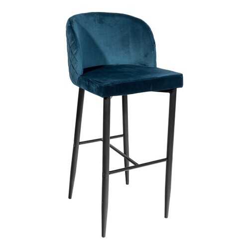 Мягкий барный стул STOOL GROUP MC11B HLR-63 Сине-зеленый, вельвет в Ангстрем