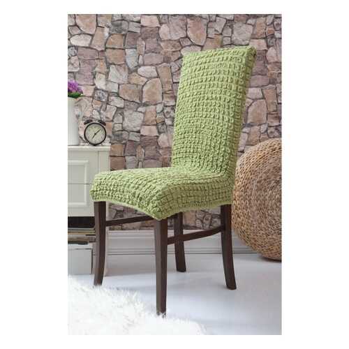 Чехол на стул без оборки Venera Chair, оливковый, 1 предмет в Ангстрем