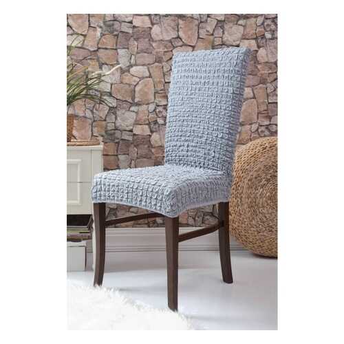 Чехол на стул без оборки Venera Chair, серый, 1 предмет в Ангстрем