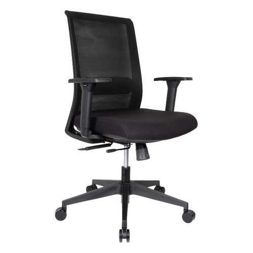 Офисное кресло College CLG-429 MBN-B/Спинка сетка черная / сиденье ткань черная в Ангстрем
